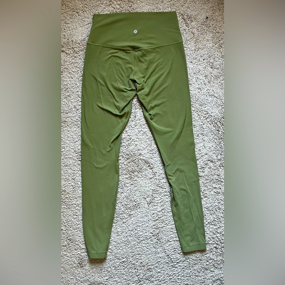 LULULEMON green yoga pants